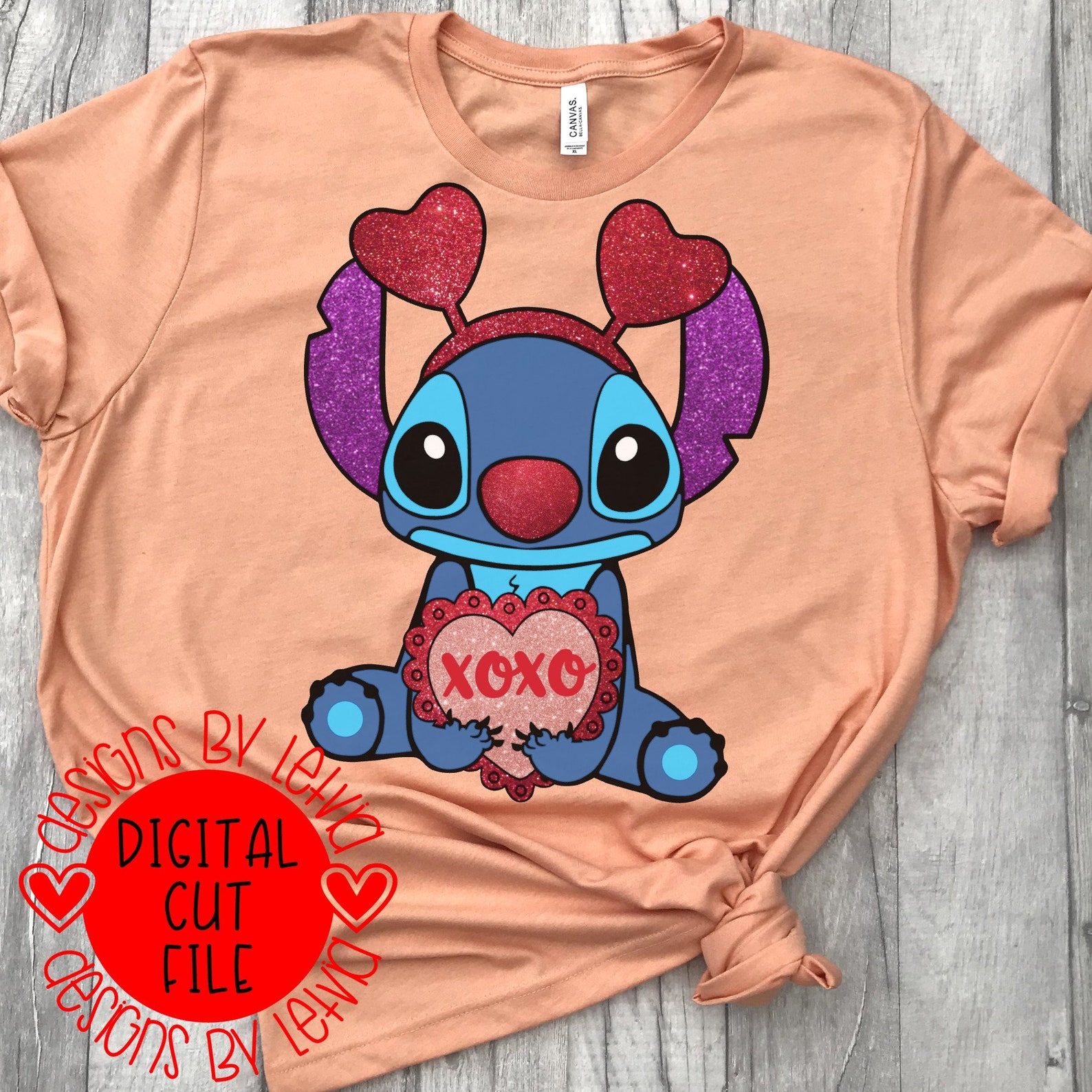 stitch valentine's day plush