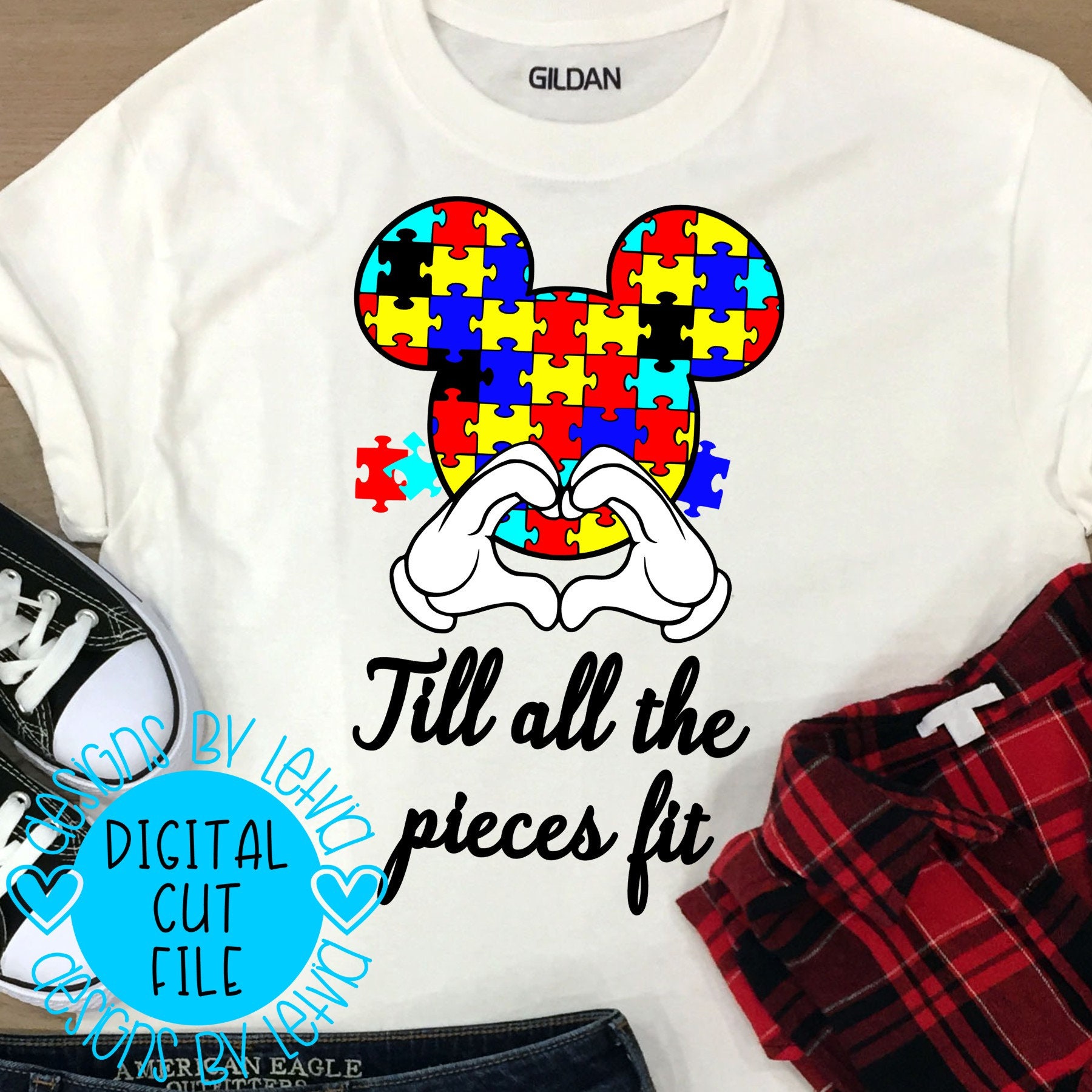Download Till All The Pieces Fit Mickey Head Disney Autism ...