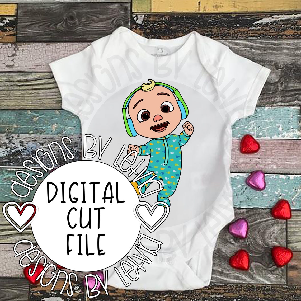 Download JJ Cocomelon Baby Inspired Layered SVG Digital Cut File | Etsy