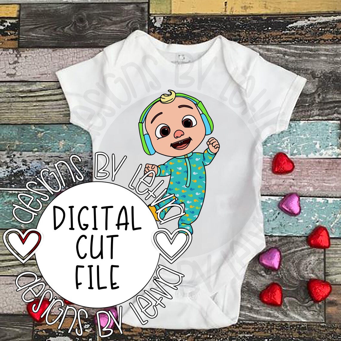 Download JJ Cocomelon Baby Inspired Layered SVG Digital Cut File | Etsy