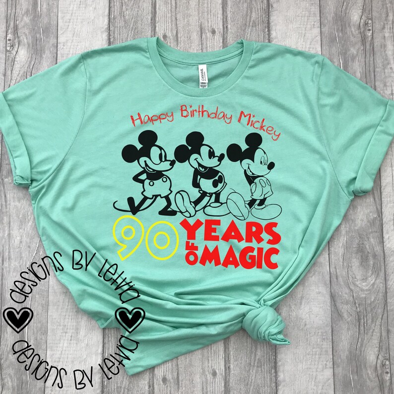 Download Mickey Mouse 90 ans de Magic Happy Birthday Mickey SVG ...