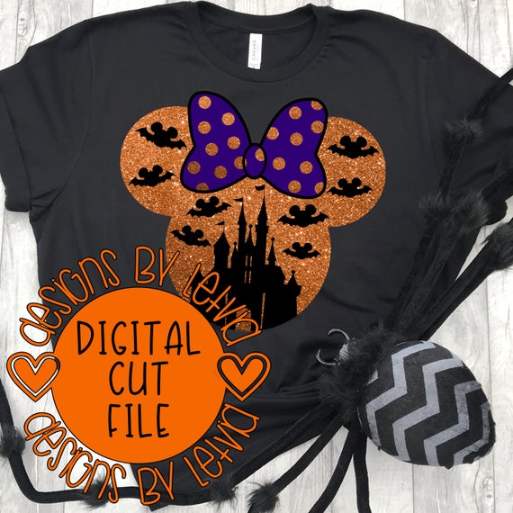 Download Minnie Halloween Disney Castle Layered Svg Digital Cut File Etsy