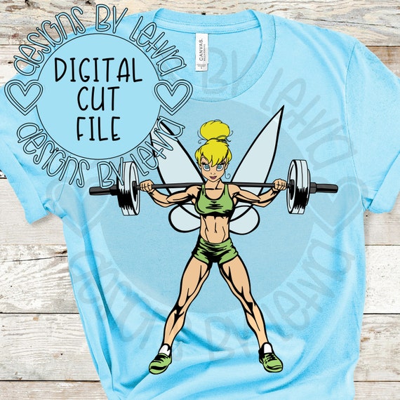 Download Tinkerbell Disney Princess Workout Fitness Layered Svg Digital Etsy