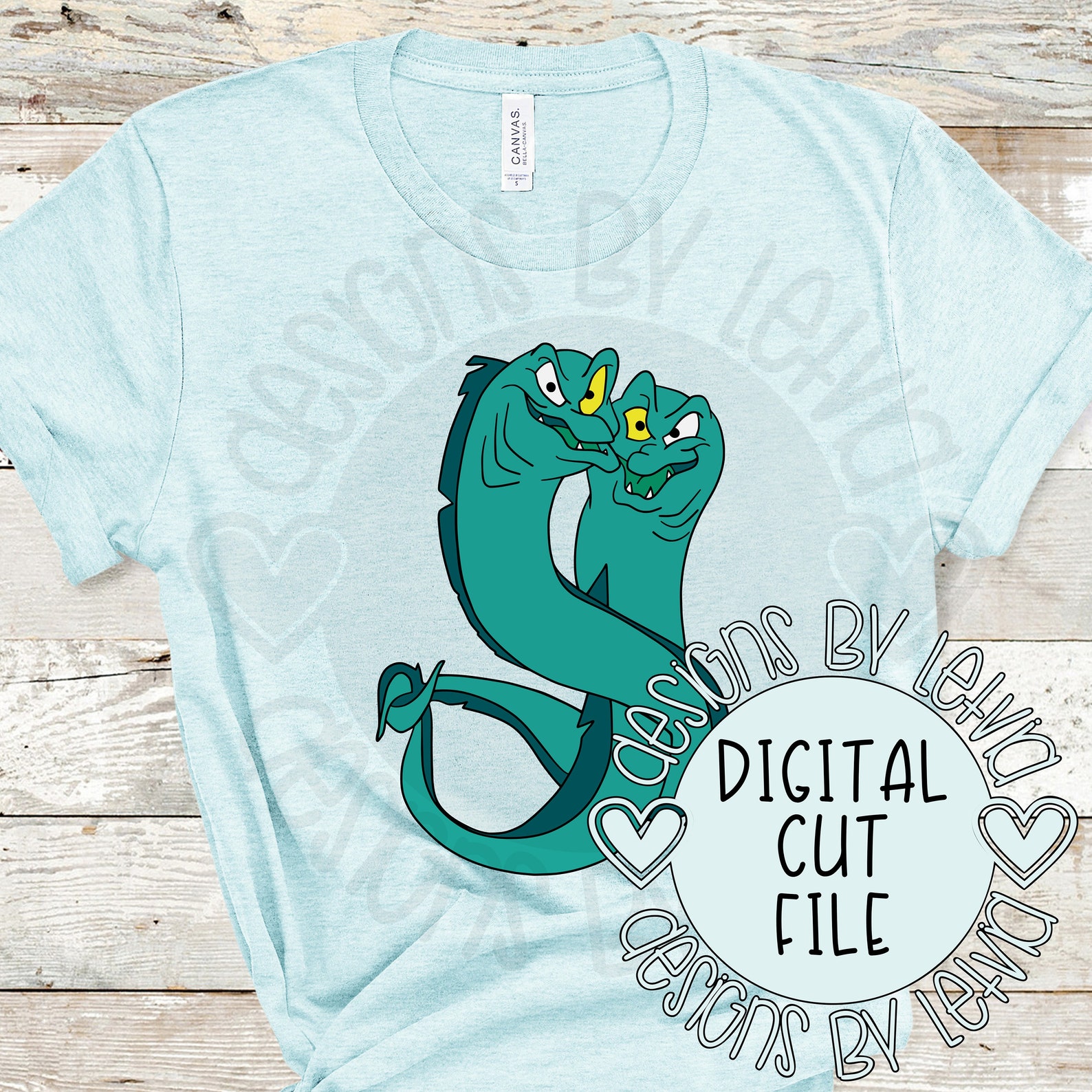 Jetsam and Flotsam The Little Mermaid Disney Villains SVG Etsy