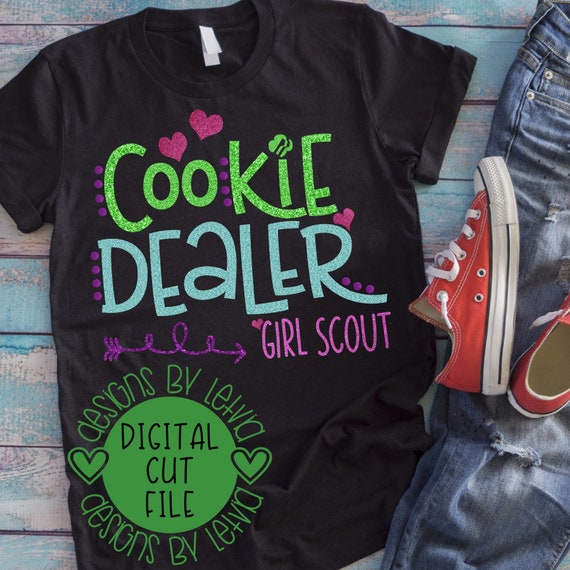 Cookie Dealer Girl Scout Svg Digital Cut File Etsy