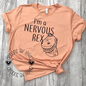 Toy Story I am a Nervous Rex Layered SVG Digital Cut File