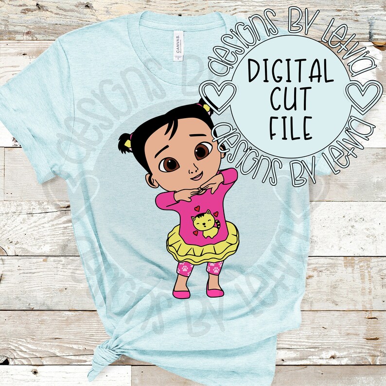 Download Cocomelon CeCe SVG digital Cut File | Etsy