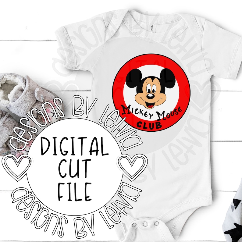 Download Mickey Mouse Club Disney Layered Svg Digital Cut File Etsy