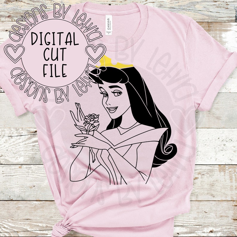 Download Sleeping Beauty Aurora Disney Princess Layered SVG Digital ...