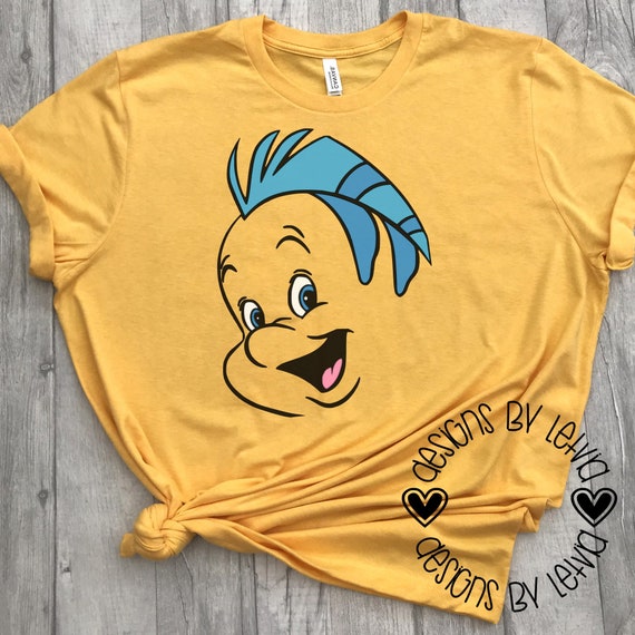 Download The Little Mermaid Flounder Face Layered Svg Digital Cut File Etsy