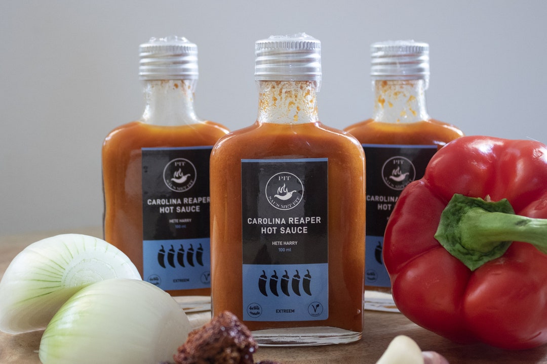 Carolina Reaper Hot Sauce Chilli Sauce Gift Pack Made From Extreme Spicy Sauce Etsy