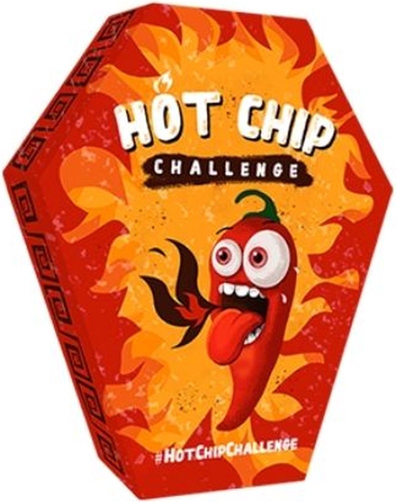 Hot-Chip Challenge 2 Millionen Scoville One Chip Challenge mit Carolina Reaper & Trinidad Scorpion Version 1