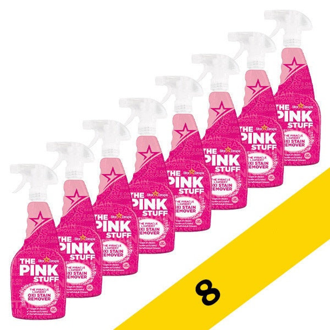 The Pink Stuff Oxi Stain Remover Spray 500ml 8 Pack Etsy