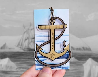Hold Fast Anchor Large Acrylic Charm