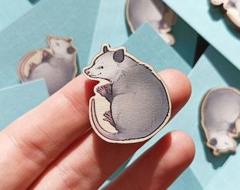 Pin de madera de zarigüeya de Virginia con descuento