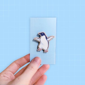 Adelie Penguin Wooden Pin