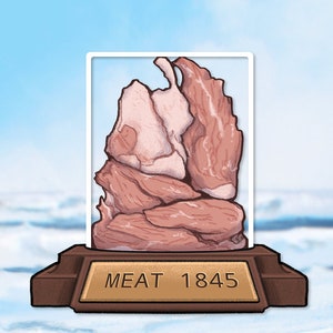 Meat Specimen Acrylic Pin image 2