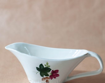 Digoin Sarreguemines sauce boat, made in France, vintage, France Baccarat, gift idea