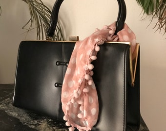Neo-bag, handbag, vintage, handbag, faux leather, made in France