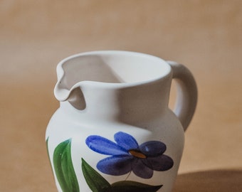 Milk pot, hand made, hand painting, vintage, rural, decoration, cadeau, art de la table, ceramic, gift, Christmas, gift ideas