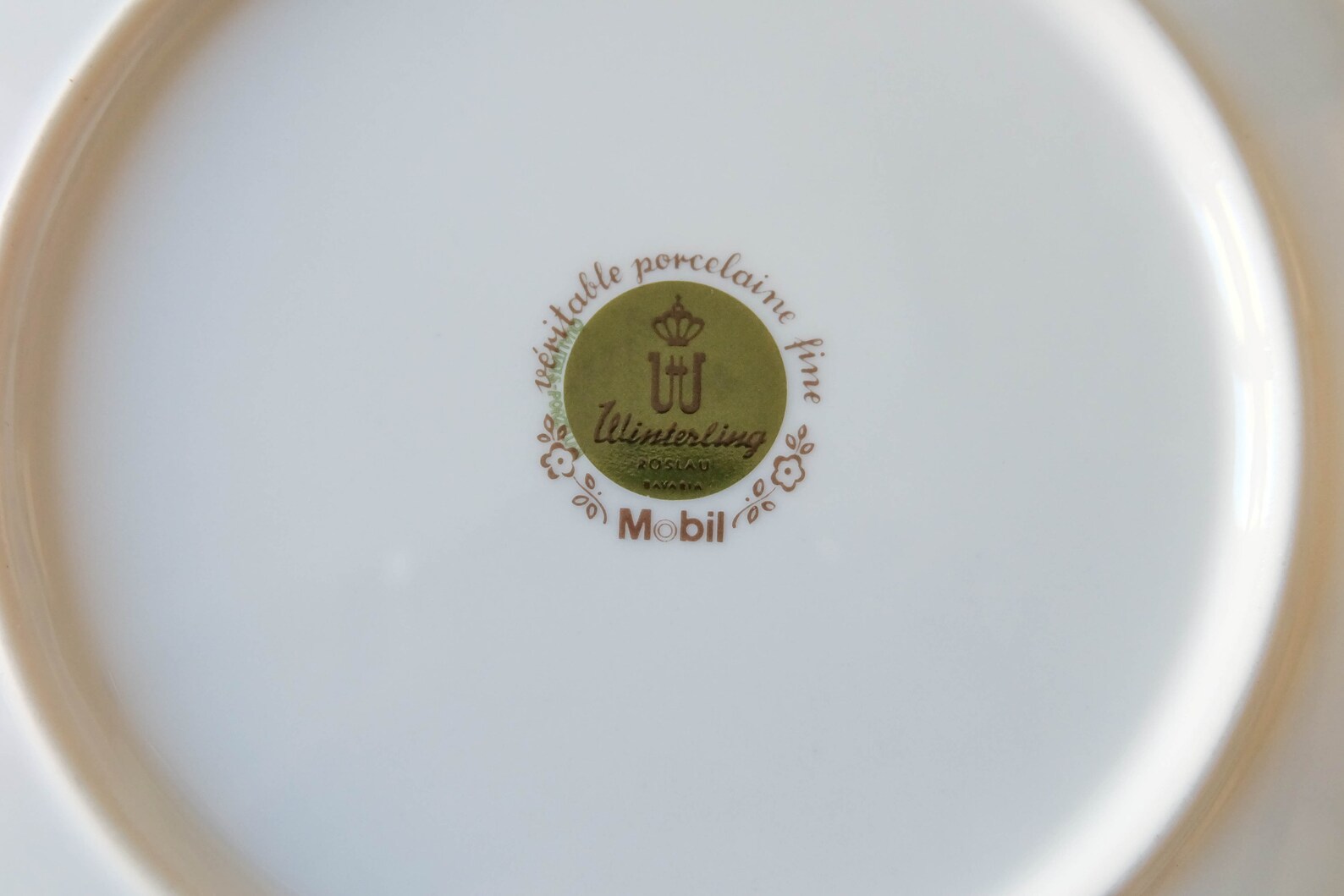 Winterling Porcelain, Roslau, Bavaria, Vintage, Porcelain, Plates, Plate, Decor, Vintage Germany
