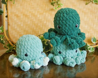 Octopus plushies | Crochet octopus | Kids plushie toy | Sea creature gift