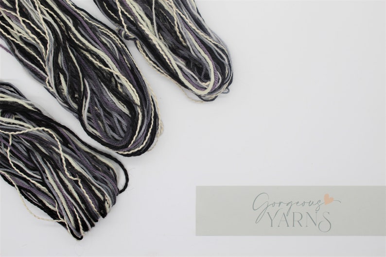 Black and white Yarn for Crafts Scrap pack Creative Yarn Pack UK Seller Textured Yarns Mixed Yarn Pack