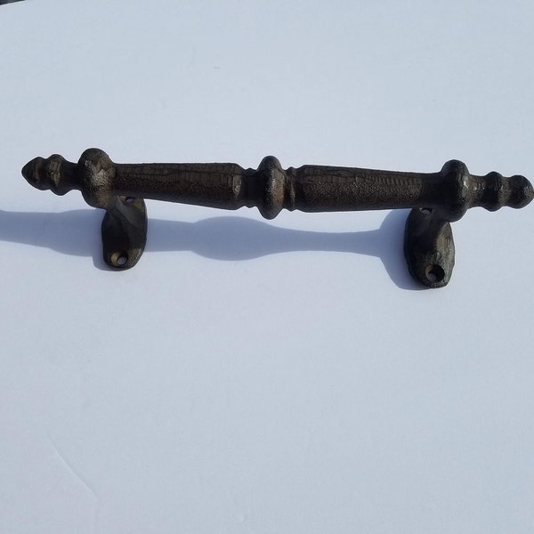 9 1/2" cast iron Door Handles Pull Drawer rustic antique style Gate Barn