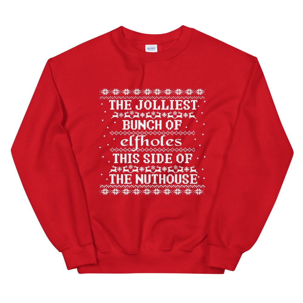 Christmas Vacation Jolliest Bunch Sweater Ugly Sweater Funny  Etsy