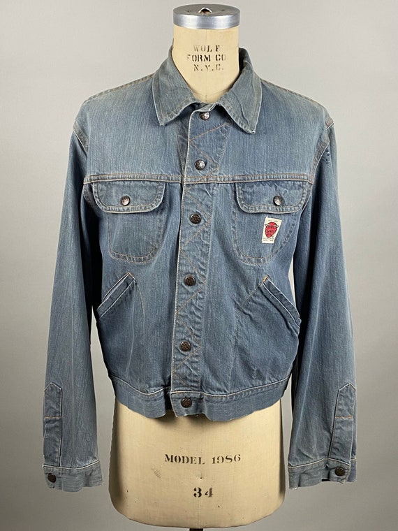 1960s GWG COWBOY KING Denim Jean Jacket 