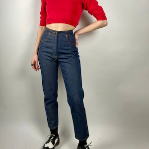 Vintage 1960s 60s GWG KINGS Dark Wash Denim Jeans