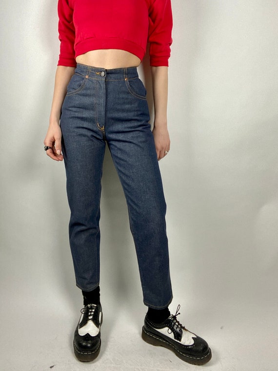 Vintage 1960s 60s GWG KINGS Dark Wash Denim Jeans - Gem