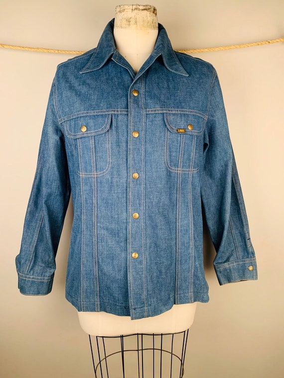 1970s LEE Denim Shirt Jac