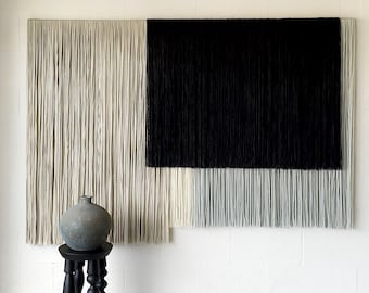 MADE TO ORDER/ large wall hanging/bohemian tapestry/yarn art/wall art/statement art/fiber art/textile art/tapestry/macrame/modern art