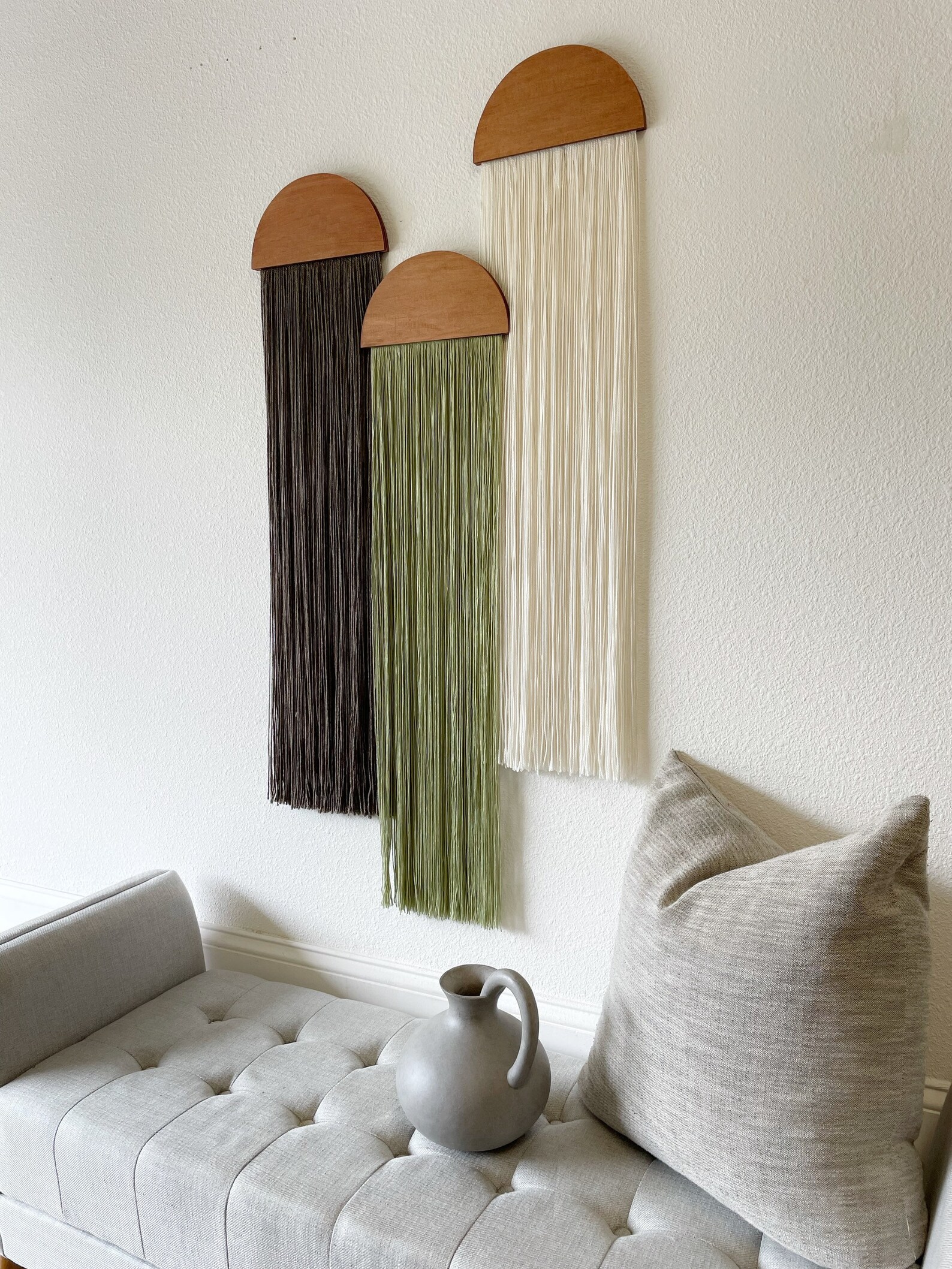 CASITA Trio/wall Hangings/boho Wall Art/tapestry/modern Art/macrame
