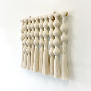 READY TO SHIP/ Neutral Wall Hanging/ Wall Decoration/ Contemporary Wall Art/ Modern Wall Hanging/ Rope Art/ Wall Tapestry/ String Art