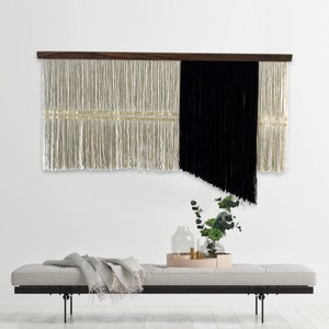 Large wall hanging,fiber art,modern art,tapestry,wall art,wall accessories,yarn wall hanging,woven tapestry,home accent,macrame,dip dyed