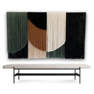 READY TO SHIP/Wall Hanging/Fiber Art/Contemporary Art/Large Wall Art/String Art/Rope Art/Abstract Art/Fine Arts/Home Decor/Tapestry/Textile