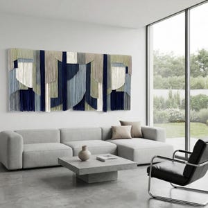 MADE TO ORDER/large scale art/modern art/contemporary art/textile sculpture/wall art/fine arts/wall hanging/tapestry/rug/string art/macrame/