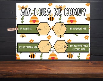 Kumu-Lokator | Türschild|`ōlelo hawai`i|