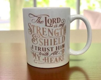 Christian Bible Verse Coffee Mug, Religious Gift