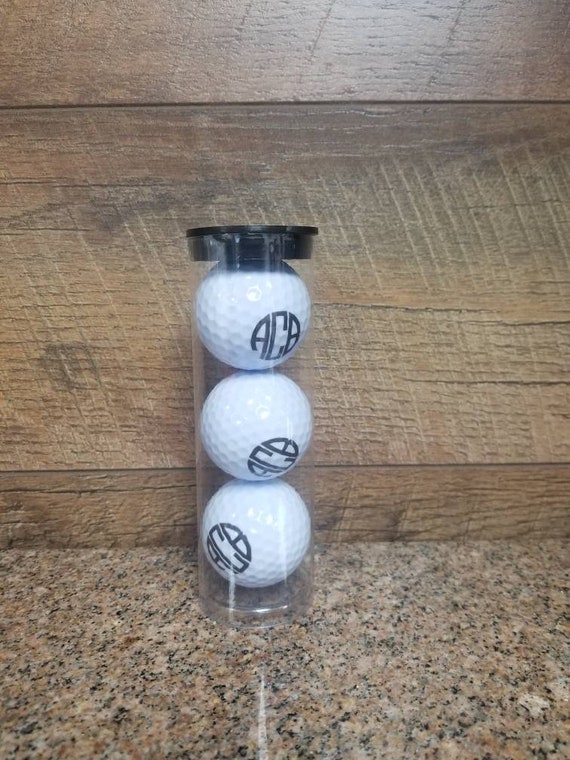 Personalized Golf Balls 3 pack Etsy