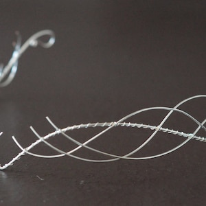 Handmade celtic silver tiara, perfect for symbolic weddings or elven-themed cosplay