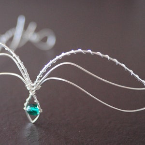 Celtic handmade tiara, copper color, perfect for symbolic weddings or elven-themed cosplay, unique piece