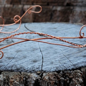 Copper Elven Circlet, Wedding Circlet Tiara, Diadema Elfico, Elfic Tiara, Elfic Circlet, Celtic Circlet,Elven Handmade, Fairy, Elfin, Elfen