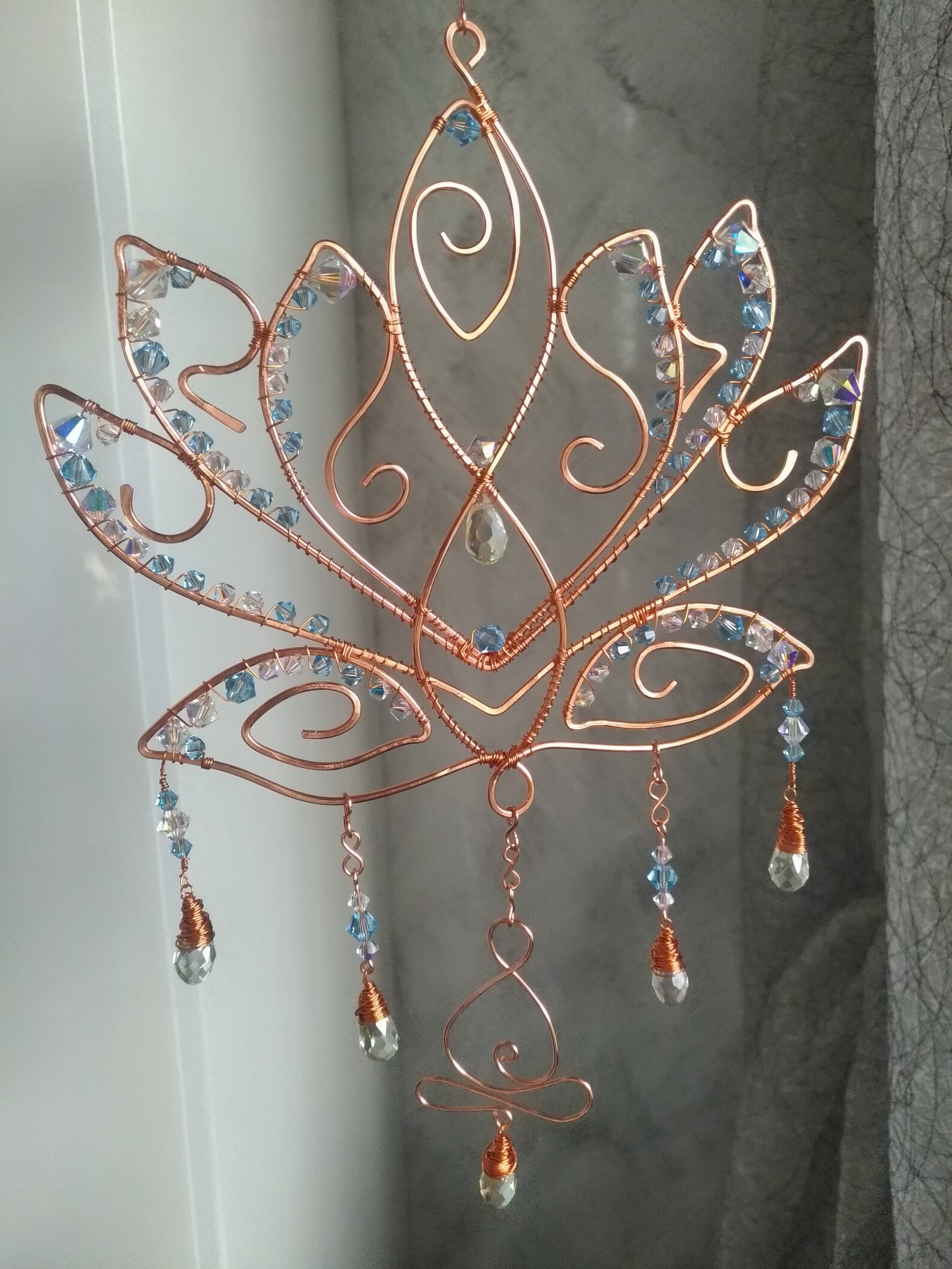 Koboko Catena di luci a forma di fiori, 2 m, 20 LED, per interni, a
