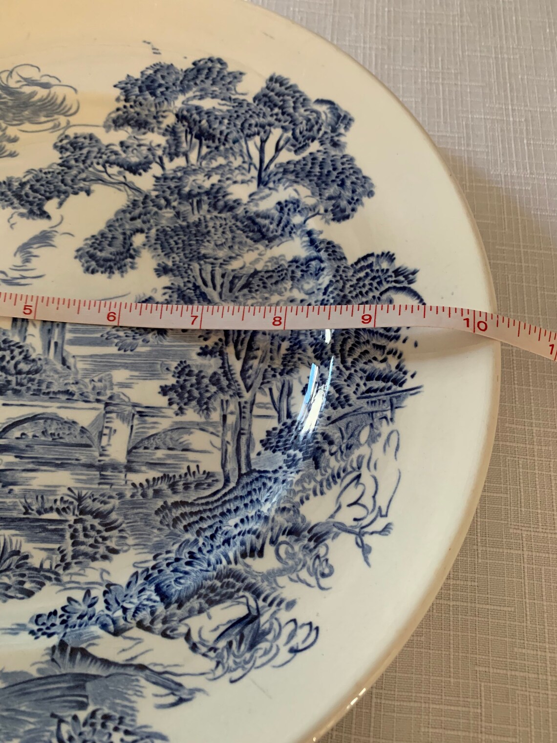 Beautiful WEDGWOOD Countryside Blue & White Pattern Dinner Etsy