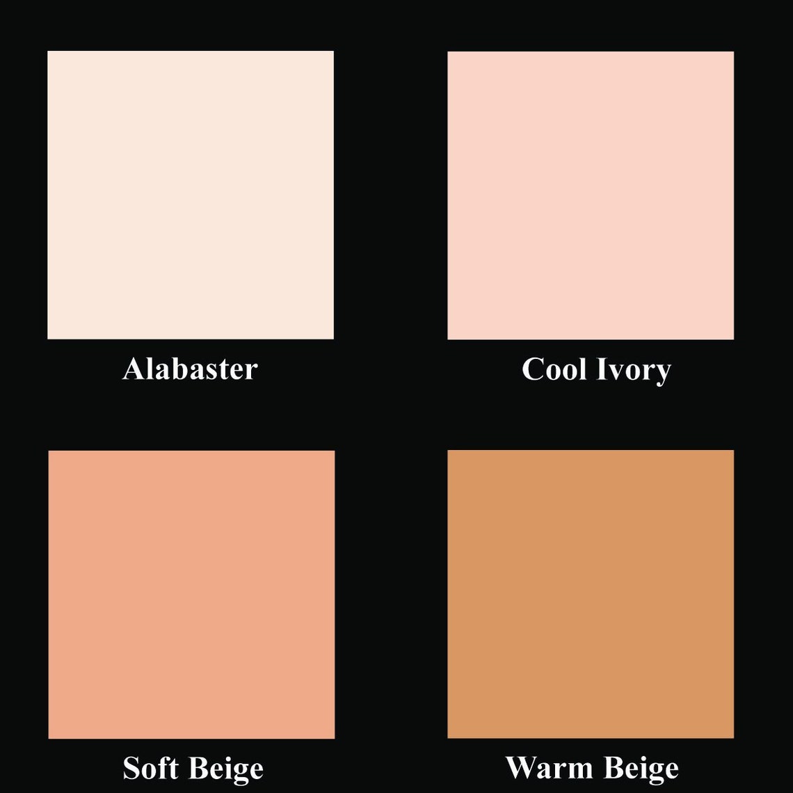 Alabaster Mineral Powder Foundation Etsy