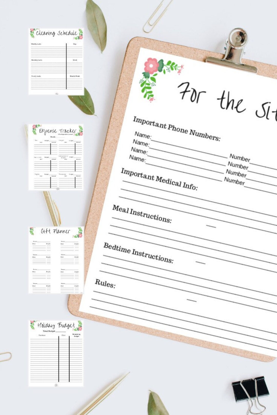 Family Management Binder Printables - Etsy