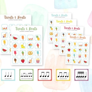 Treats & Beats | Summer Rhythm Bingo
